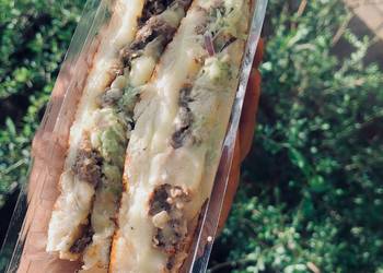 Easy Fast Cooking Cheesy burger french toast Home Style