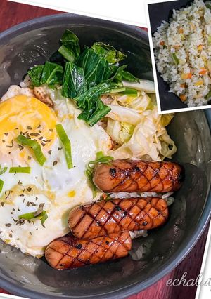 Foto resep Butter Rice Bowl Sosis Blackpaper