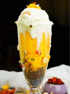A picture of Taste of Summer: Mango Falooda (pasta meets dessert).