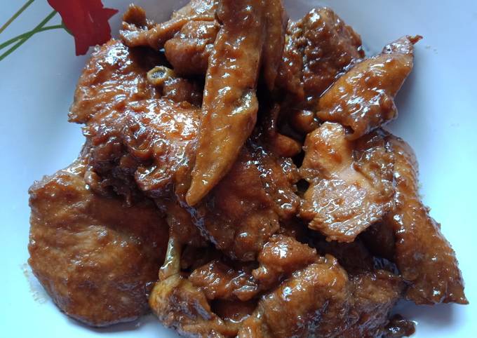 Ayam fillet saus tiram