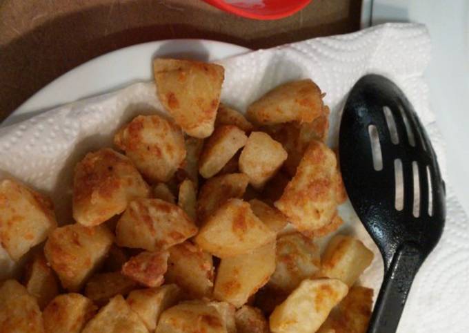 Fast and easy crispy potatoe bites