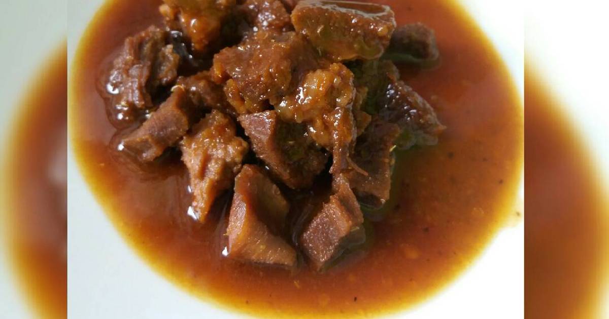  Resep  Rendang sederhana atau semur  lidah sapi oleh Dapur 