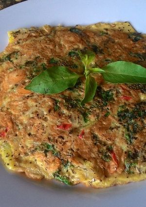 Foto resep Omelette sayuran