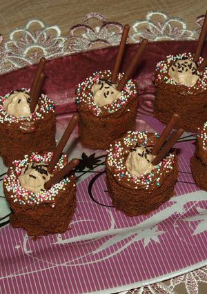 Φωτογραφία της συνταγής Nutella brownie  cups