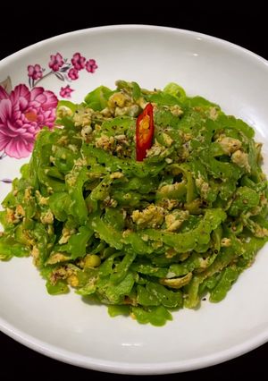 Hình của món SP.0741 - Khổ Qua Xào Hột Vịt.