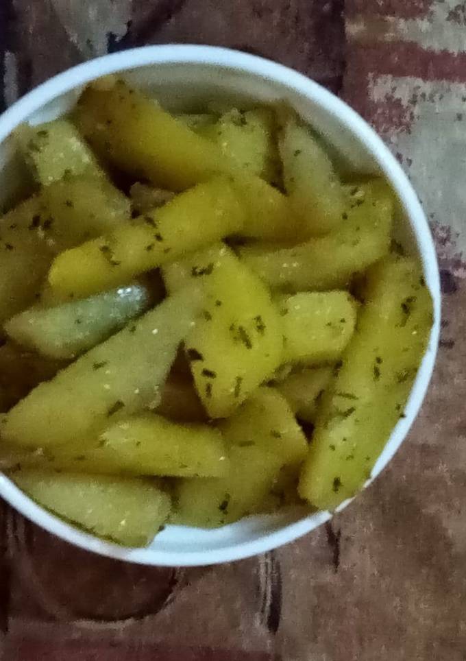 Запеченная картошка с розмарином