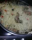 Espaguetti con longaniza