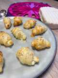 Croissants feuilletés au reblochon