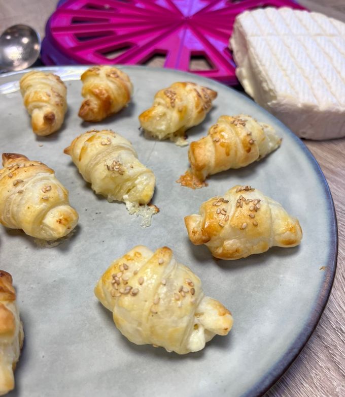 Une photo de Croissants feuilletés au reblochon