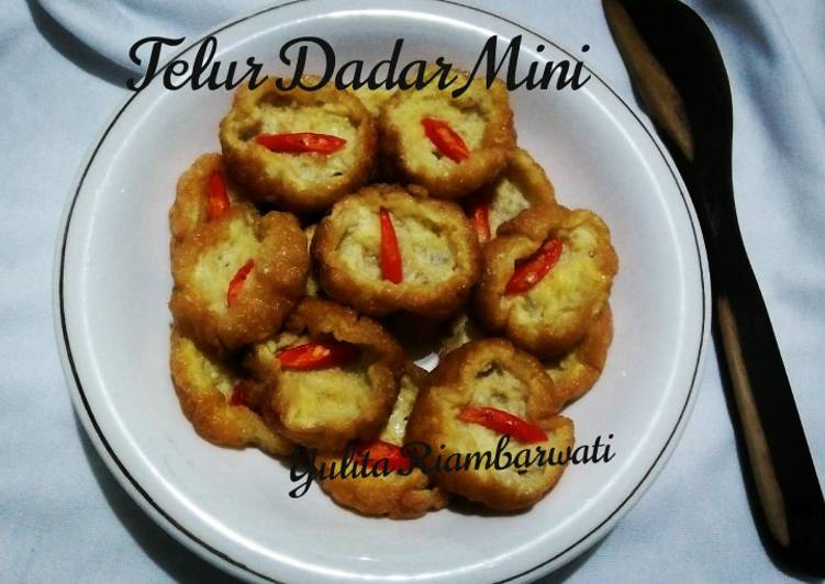 Langkah Mudah untuk Menyiapkan 87. Telur Dadar Mini, Enak Banget