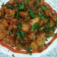 A picture of Veg and fry idli.