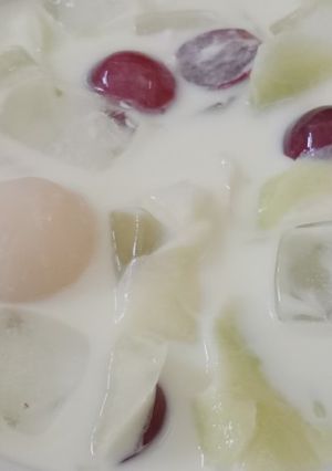 Foto resep Es Buah Susu
