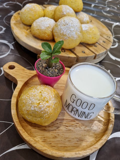 عکسی از دستور کوکی کدو حلوایی