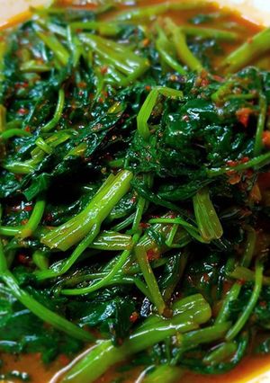 Foto resep Kangkung pedas manis