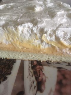 Madártej szelet recept fotója