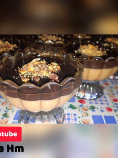 صورة لوصفة حلى كاسات بودينغ الكراميل 😋