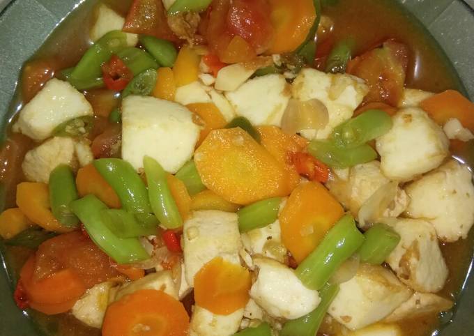 Cara Memasak Tumis putih telur campur buncis wortel Anti Gagal