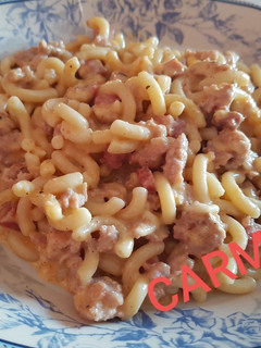 Una foto de Fideos a la crema