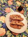 Biscotti de arándanos secos y pistaches