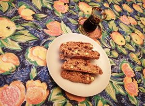 Una foto de Biscotti de arándanos secos y pistaches