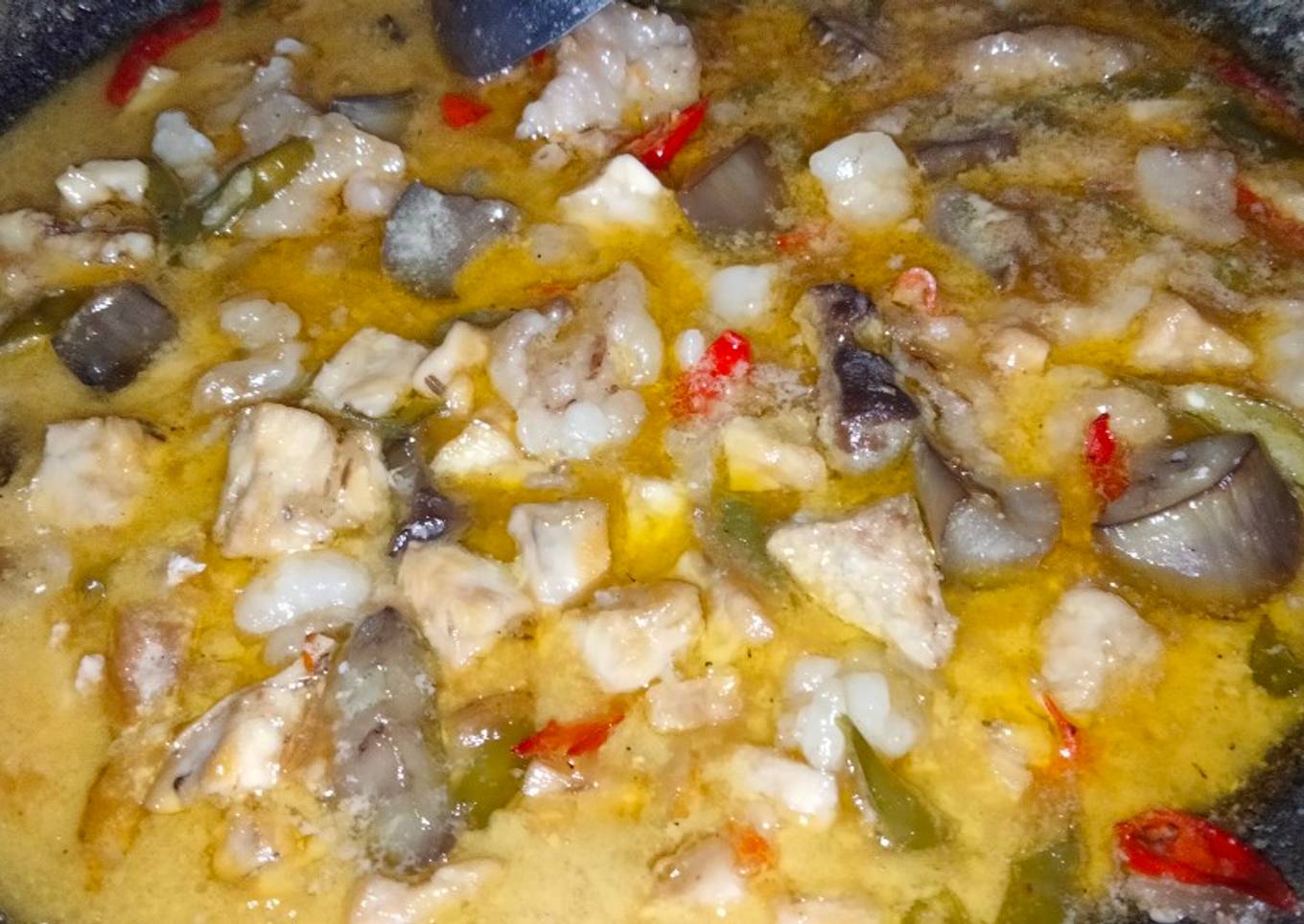 Jangan lombok ijo tetelan sapi