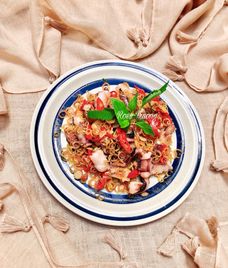 bạch tuộc xào ớt