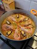 Paella Mixta con costilleja de cerdo
