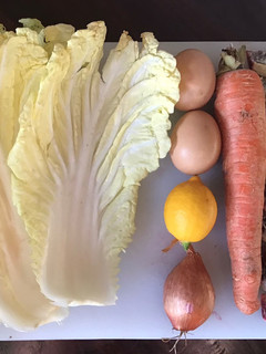 A picture of California Farm Cabbage & Egg Coleslaw.