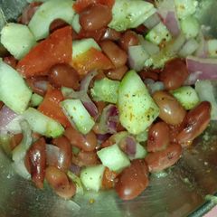 A picture of Kidney beans chaat.