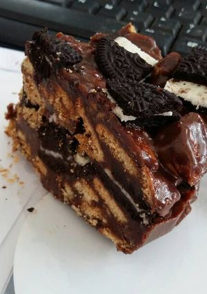 Foto resep Batik Oreo Cake Simple