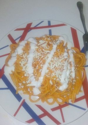 Una foto de Espagueti 🍝 a mi estilo 😻