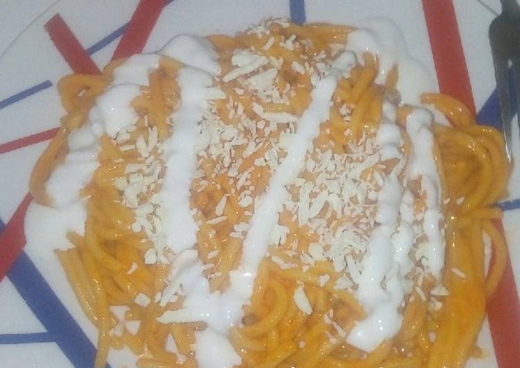 Espagueti 🍝 a mi estilo 😻