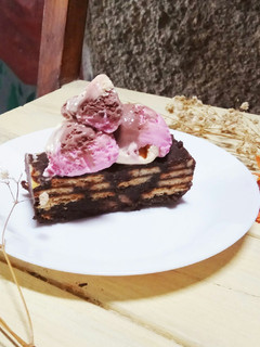 Foto resep Cake Milo Batik Biskuit Regal