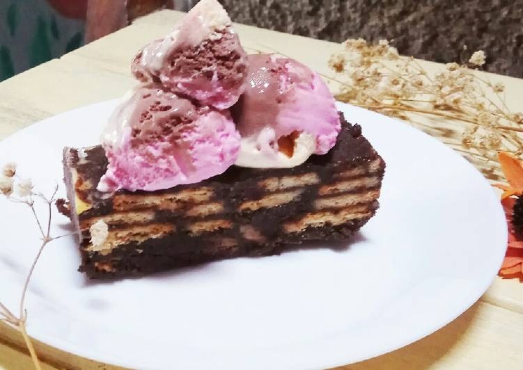 Langkah Mudah untuk Membuat Cake Milo Batik Biskuit Regal yang Bikin Ngiler