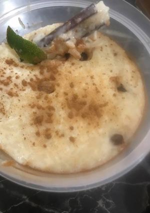Una foto de Arroz con leche a mi estilo