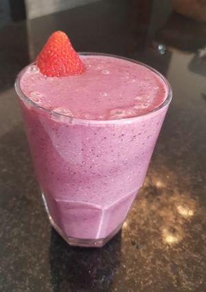Una foto de Smoothies de avena mix