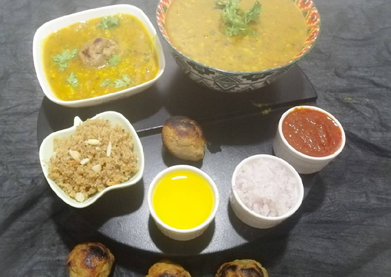 Dal baati in appe pan