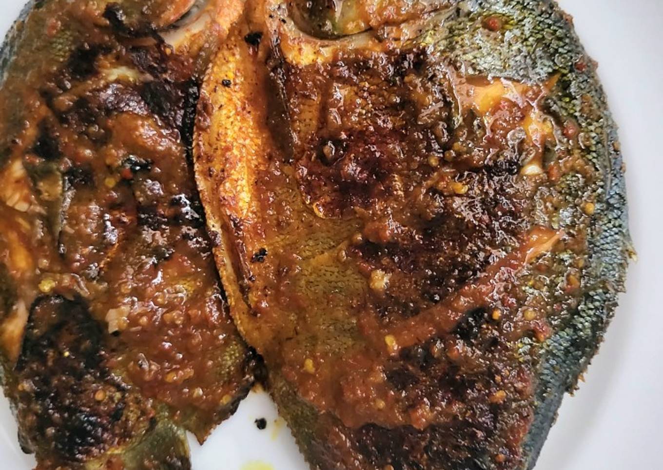 Ikan Bakar pedas manis