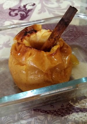 Una foto de Manzana asada al Brandy (fácil y rápida)