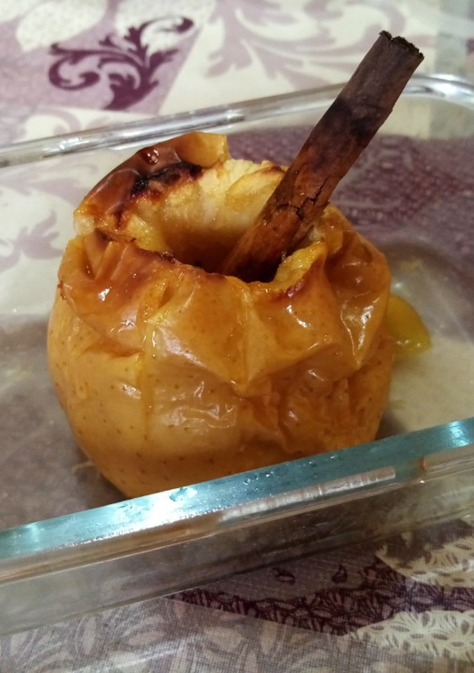 Una foto de Manzana asada al Brandy (fácil y rápida)