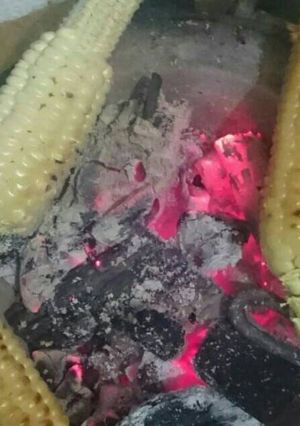A picture of Mahindi choma.