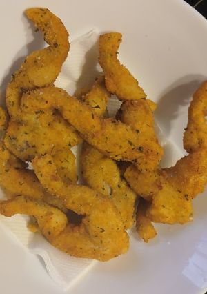 Foto de Ancas de Rã Panadas com Limão e Azeitonas