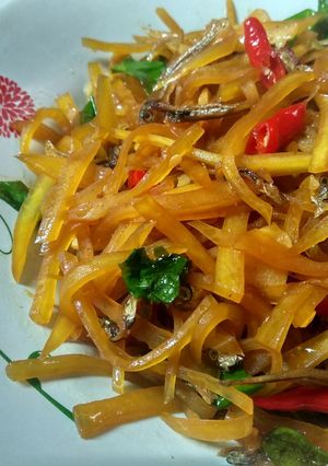 Foto resep Tumis Pepaya Muda Teri