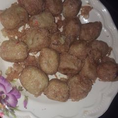 A picture of Yam Balls.