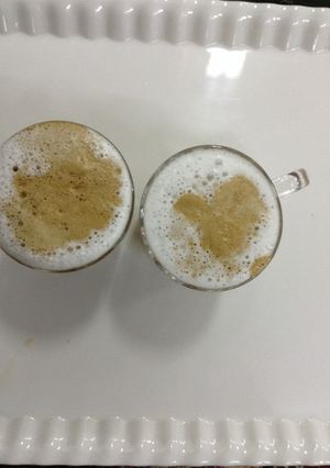 صورة لوصفة حليب برغوة الموكاعلى طريقتي السهله