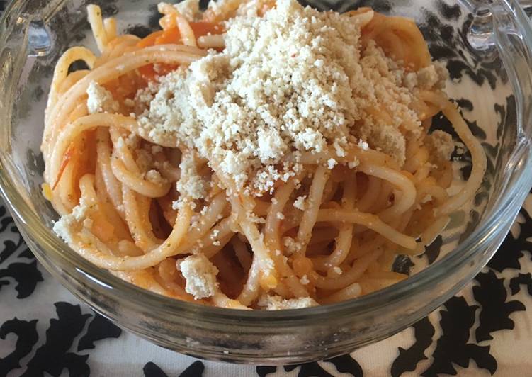 Recipe of Homemade Vegan spaghetti bolognese (vegánske bolonské špagety)