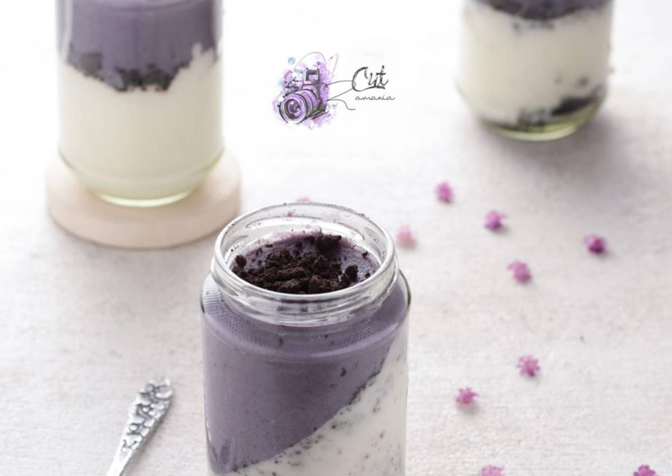 Cheese cake oreo pudding