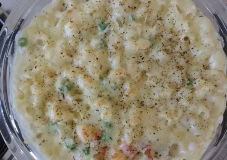 Easiest Way to Prepare Perfect Baked white sauce pasta