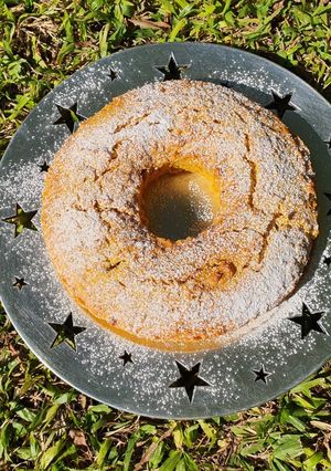 Una foto de Torta Vegana Mandarina-Zanahoria 🍊🥕