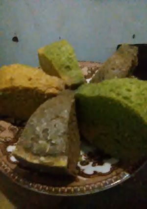 Foto resep Bolu kukus tiga warna